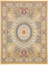 Persian Elegance Collection Area Rug -  Hamedan (Beige) Rectangle Beige  lifestyle 2