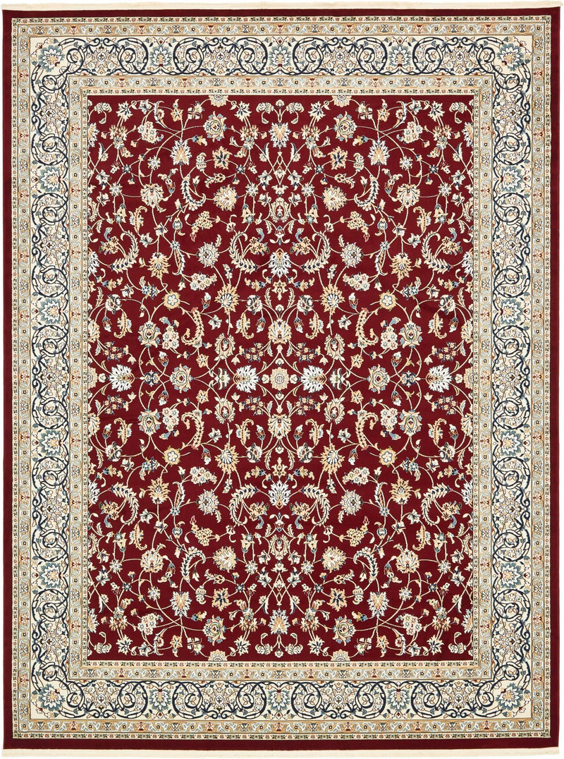 Persian Elegance Collection Area Rug -  Ardabil Rectangle Burgundy  lifestyle 4