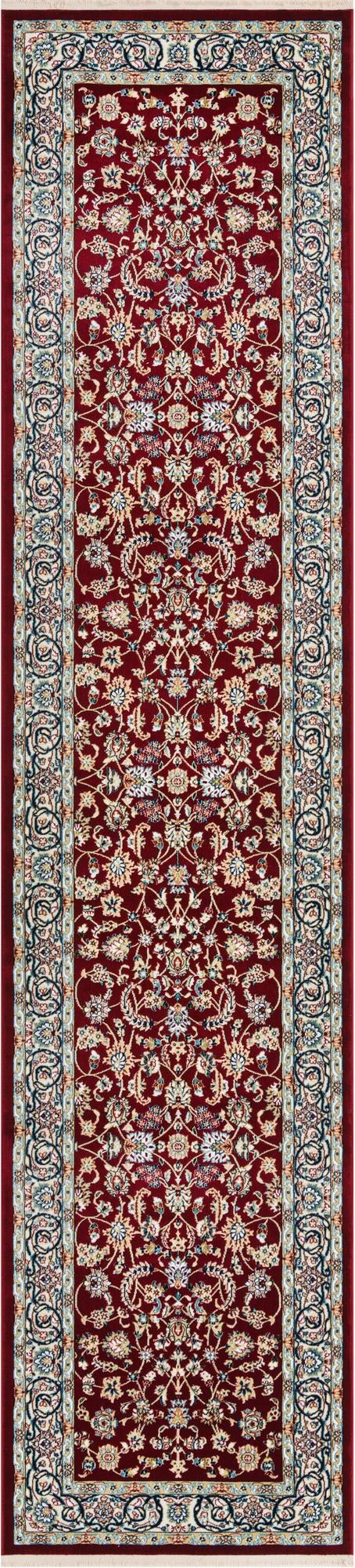 Persian Elegance Collection Area Rug -  Ardabil Runner Burgundy  lifestyle 34