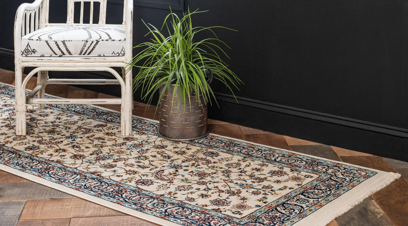 Persian Elegance Collection Area Rug -  Ardabil Runner Ivory  lifestyle 48