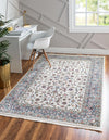 Persian Elegance Collection Area Rug -  Ardabil Rectangle Ivory  lifestyle 4