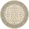 Persian Elegance Collection Area Rug -  Ardabil Round Ivory  lifestyle 29