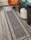 Persian Elegance Collection Area Rug -  Ardabil Runner Navy Blue  lifestyle 184