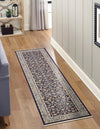 Persian Elegance Collection Area Rug -  Ardabil Runner Navy Blue  lifestyle 214