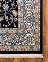 Persian Elegance Collection Area Rug -  Ardabil Rectangle Navy Blue  lifestyle 78