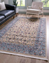 Persian Elegance Collection Area Rug -  Ardabil Rectangle Beige  lifestyle 5