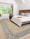 Persian Elegance Collection Area Rug -  Ardabil Rectangle Beige  lifestyle 62