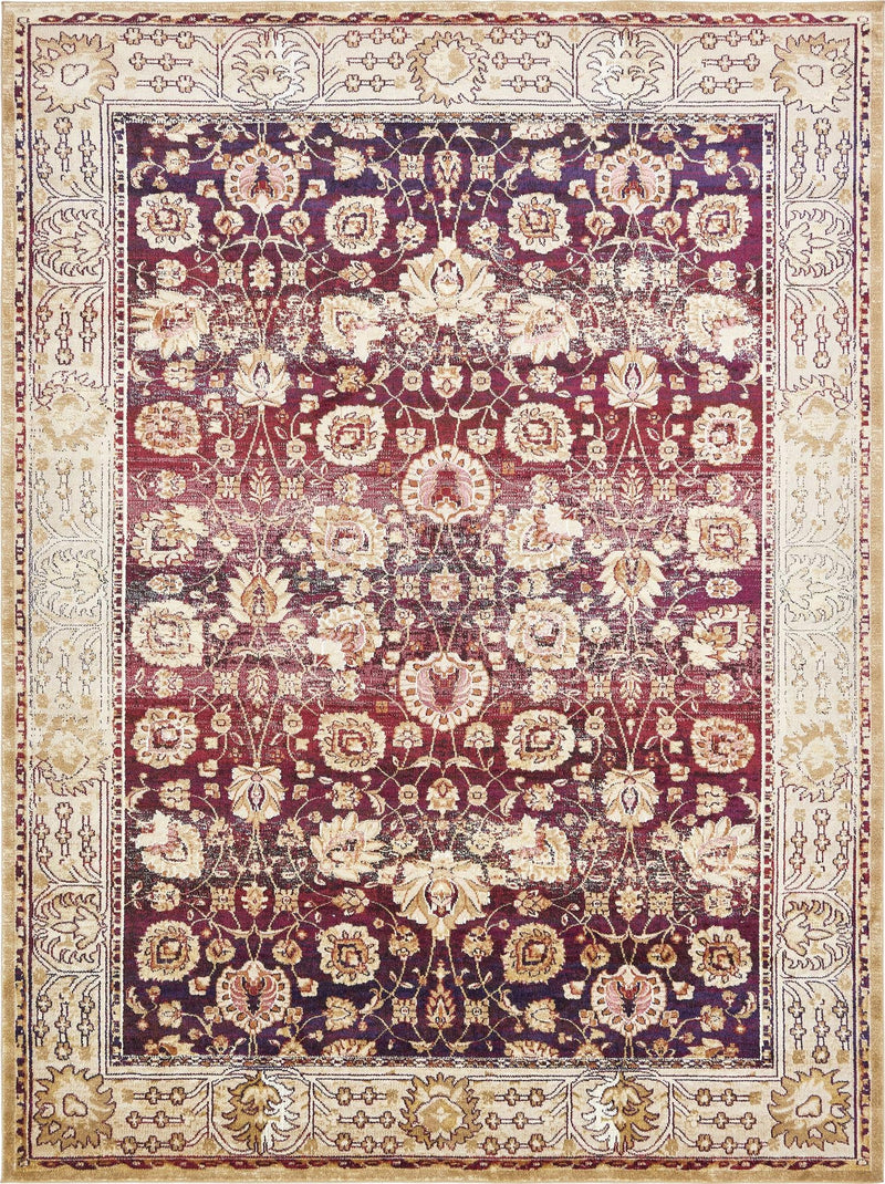 Charleston Elegance Collection Area Rug -  Kiawah Rectangular Red  lifestyle 2