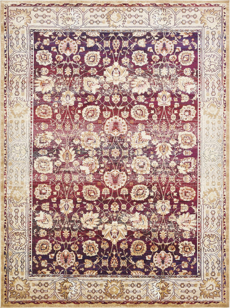 Charleston Elegance Collection Area Rug -  Kiawah Rectangle Red Main