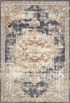 Coastal Manor Collection Area Rug -  Pelican Rectangle Dark Blue Main