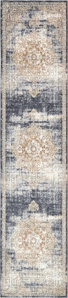 Coastal Manor Collection Area Rug -  Pelican Runner Dark Blue  lifestyle 21