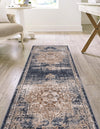 Coastal Manor Collection Area Rug -  Pelican Runner Dark Blue  lifestyle 35