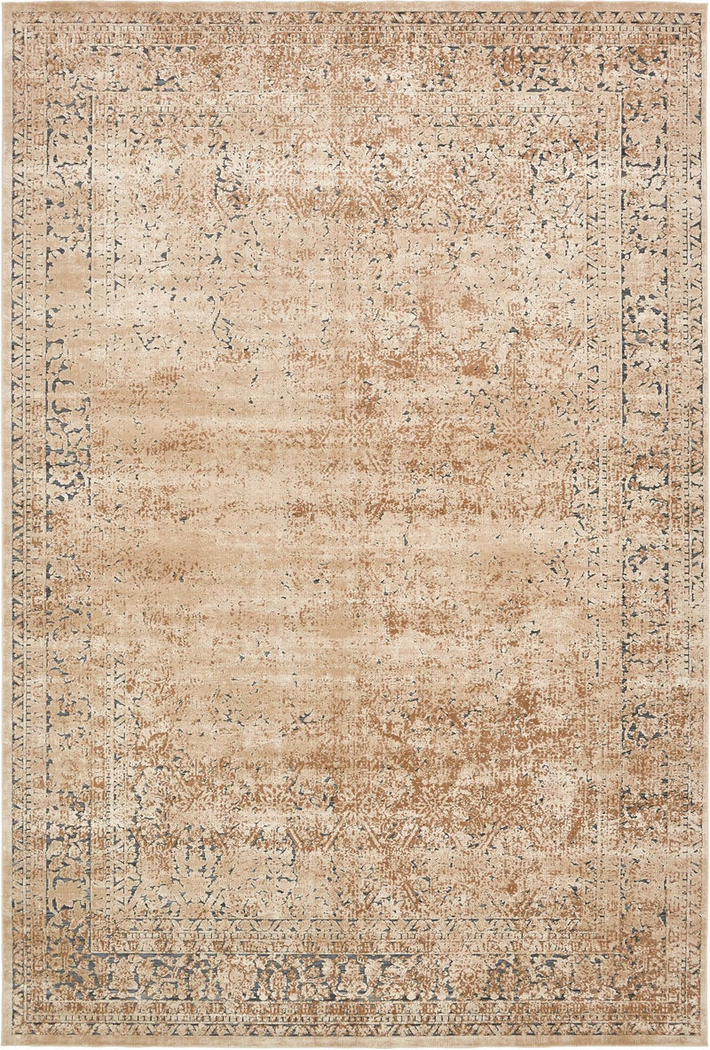 Coastal Manor Collection Area Rug -  Marina Rectangle Beige Main