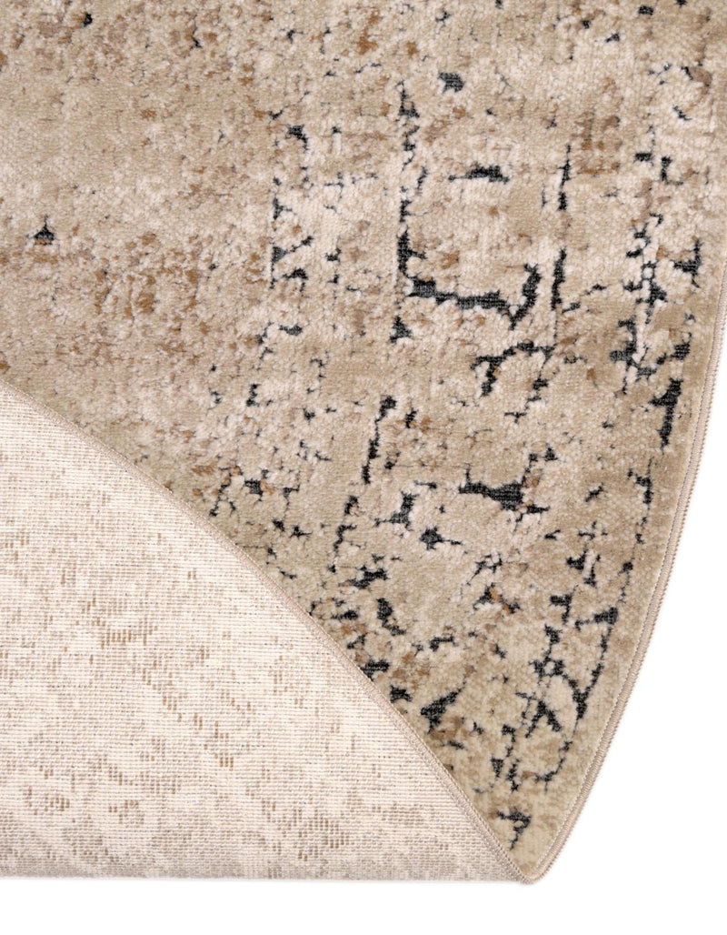 Coastal Manor Collection Area Rug -  Marina Round Beige  lifestyle 57