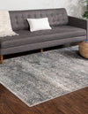 Coastal Manor Collection Area Rug -  Marina Rectangle Blue Gray  lifestyle 6