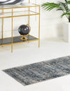 Coastal Manor Collection Area Rug -  Marina Runner Blue Gray  lifestyle 40