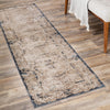 Coastal Manor Collection Area Rug -  Tidewater Runner Cream  lifestyle 57