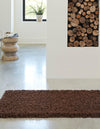 Plush Oasis Collection Area Rug - Serenity (Chocolate Brown) Runner Chocolate Brown  lifestyle 8