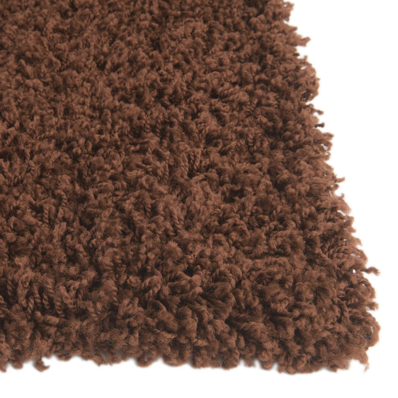 Plush Oasis Collection Area Rug - Serenity (Chocolate Brown) Runner Chocolate Brown  lifestyle 23