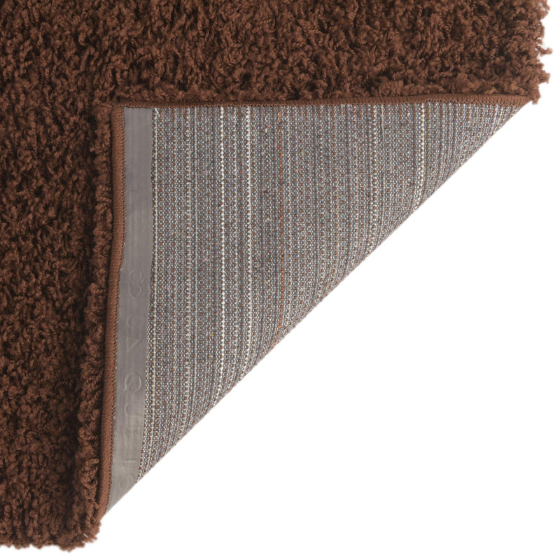 Plush Oasis Collection Area Rug - Serenity (Chocolate Brown) Runner Chocolate Brown  lifestyle 31