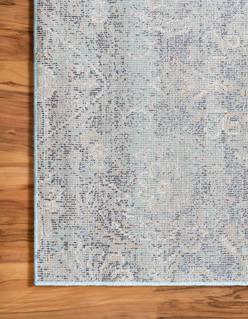 Charleston Elegance Collection Area Rug -  Magnolia Rectangular Teal  lifestyle 38