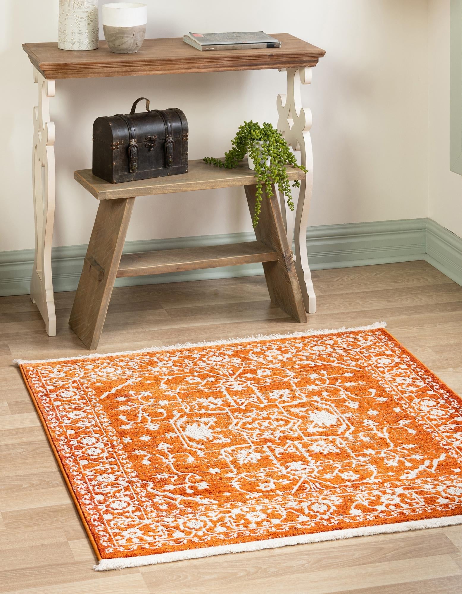 Rustic Charm Revival Collection Area Rug - Farmstead