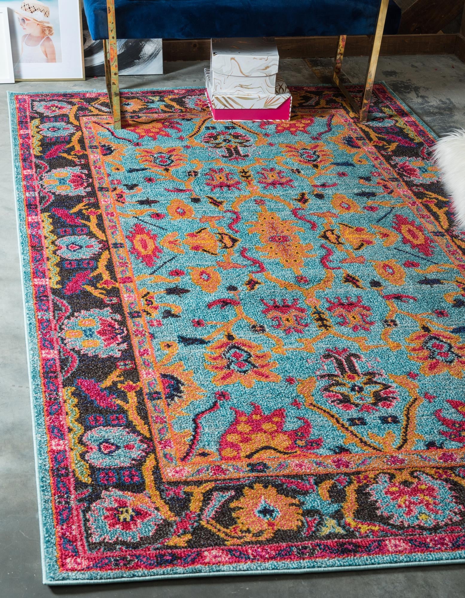 Chateau Elegance Collection Area Rug -  Giverny