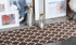 Lattice Gardens Collection Area Rug -  Bloomfield (Chocolate Brown)