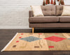 Zagros Oasis Collection Area Rug -  Susa Rectangle Tan  lifestyle 4