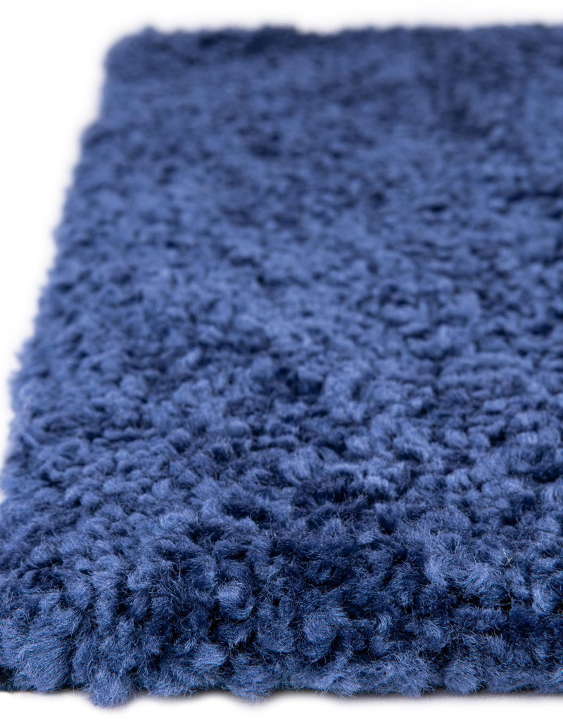 Solid Shag Seaside Collection Area Rug - Azure Cove (Navy Blue) Rectangle Navy Blue  lifestyle 7