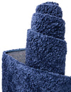 Solid Shag Seaside Collection Area Rug - Azure Cove (Navy Blue) Rectangle Navy Blue  lifestyle 11