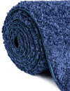 Solid Shag Seaside Collection Area Rug - Azure Cove (Navy Blue) Rectangle Navy Blue  lifestyle 12