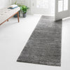 Solid Shag Seaside Collection Area Rug - Azure Cove (Gray) Runner Gray  lifestyle 87