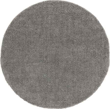 Solid Shag Seaside Collection Area Rug - Azure Cove (Gray)