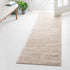 Solid Shag Seaside Collection Area Rug - Azure Cove (Ivory)