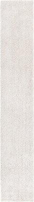 Solid Shag Seaside Collection Area Rug - Azure Cove (Ivory)