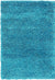 Solid Shag Seaside Collection Area Rug - Azure Cove (Turquoise) Rectangle Turquoise Main