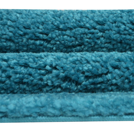 Solid Shag Seaside Collection Area Rug - Azure Cove (Turquoise)