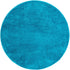 Solid Shag Seaside Collection Area Rug - Azure Cove (Turquoise)