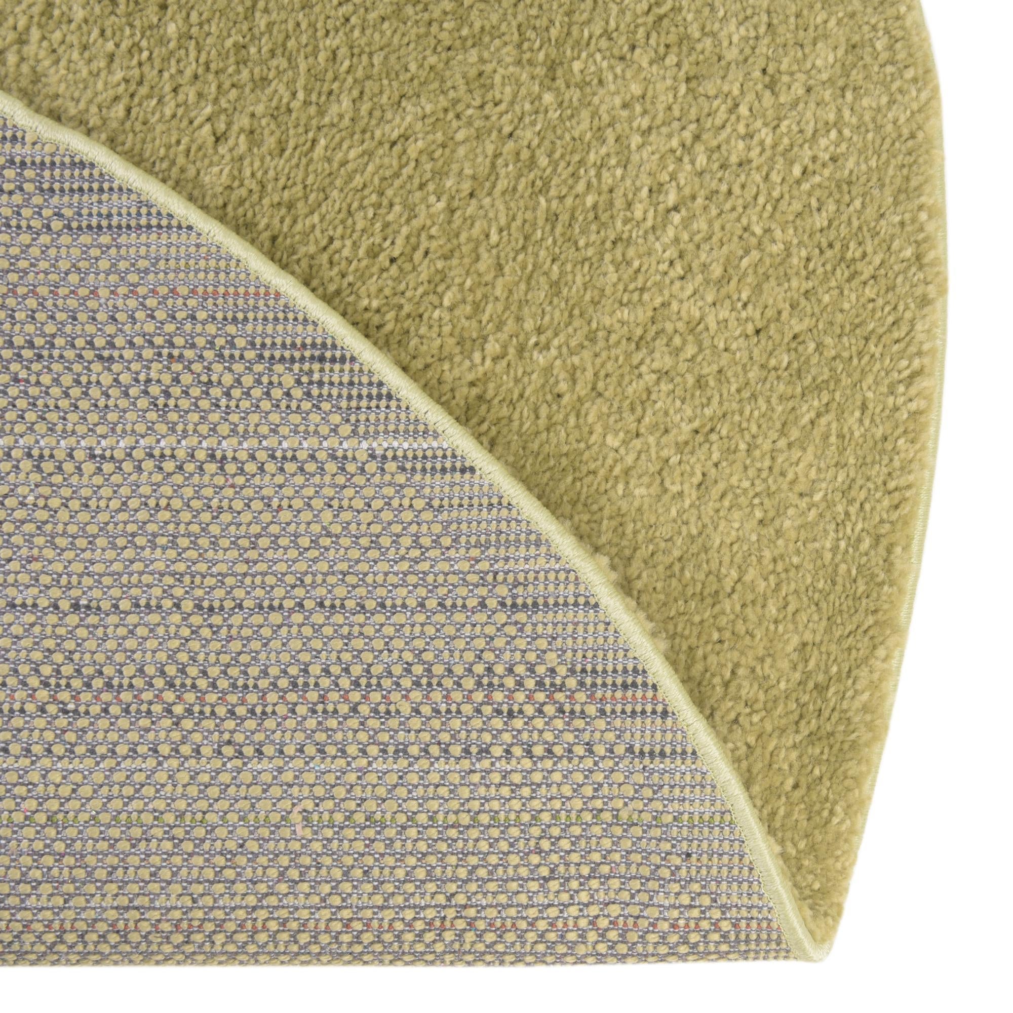 Solid Shag Seaside Collection Area Rug - Azure Cove (Light Green)