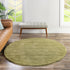 Solid Shag Seaside Collection Area Rug - Azure Cove (Light Green)