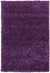 Solid Shag Seaside Collection Area Rug - Azure Cove (Violet) Rectangle Violet Main