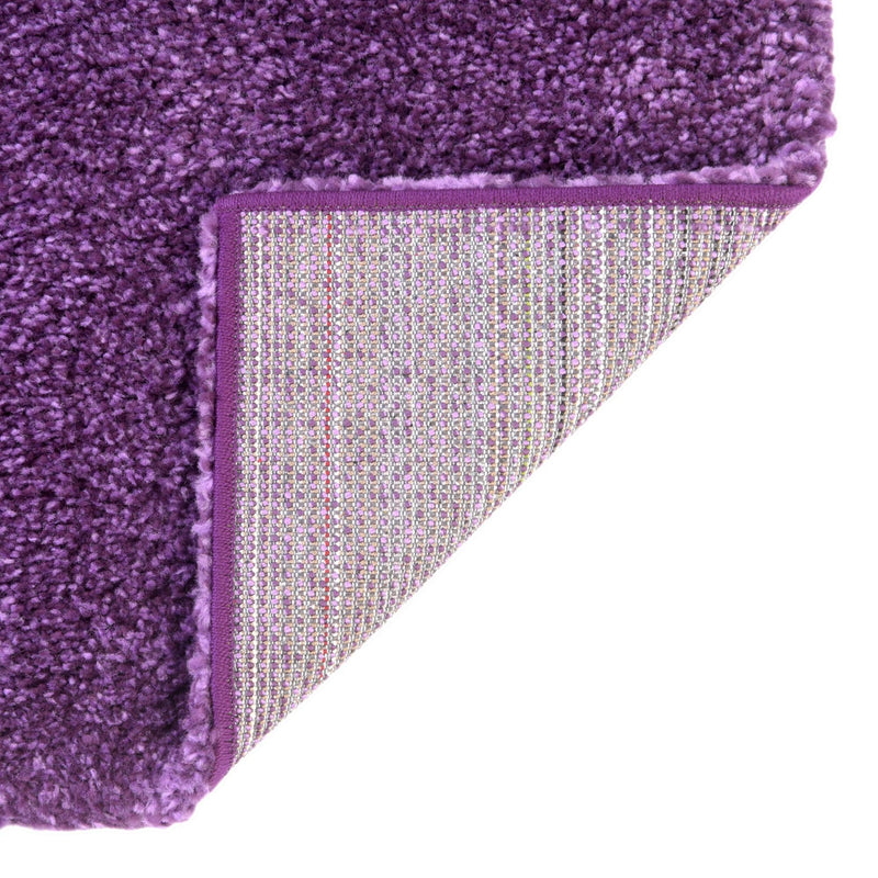 Solid Shag Seaside Collection Area Rug - Azure Cove (Violet) Rectangle Violet  lifestyle 9