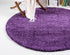 Solid Shag Seaside Collection Area Rug - Azure Cove (Violet)