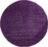 Solid Shag Seaside Collection Area Rug - Azure Cove (Violet)