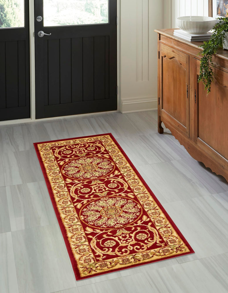 Versailles Elegance Collection Area Rug -  Montreuil Runner Red  lifestyle 47