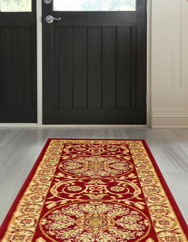 Versailles Elegance Collection Area Rug -  Montreuil Runner Red  lifestyle 53