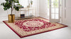 Versailles Elegance Collection Area Rug -  Montreuil Square Red  lifestyle 73