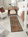 Zagros Oasis Collection Area Rug -  Khorramabad Runner Blue  lifestyle 45