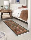 Zagros Oasis Collection Area Rug -  Khorramabad Runner Blue  lifestyle 55